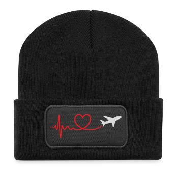 Voyager - Beanie recyclé à patch - noir - Devant