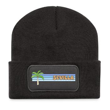 Sonne Sevilla - Recycelte Patch Beanie - Dunkelgrau - Vorne
