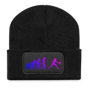 Pickleball players für Pickleballspielerinnen Fans - Recycelte Patch Beanie - Schwarz - Vorne