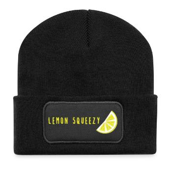 Lemon Squeezy - Recycled Patch Beanie - black - Front