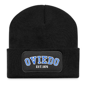 Oviedo Est. 1976 - Recycled Patch Beanie - black - Front