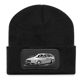 RS4 B8 A4 low style without driver tuning car - Recycled Patch Beanie - black - Front