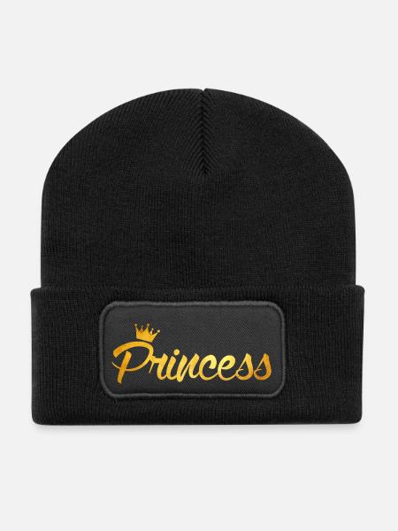 Princess - Recycled Patch Beanie - black