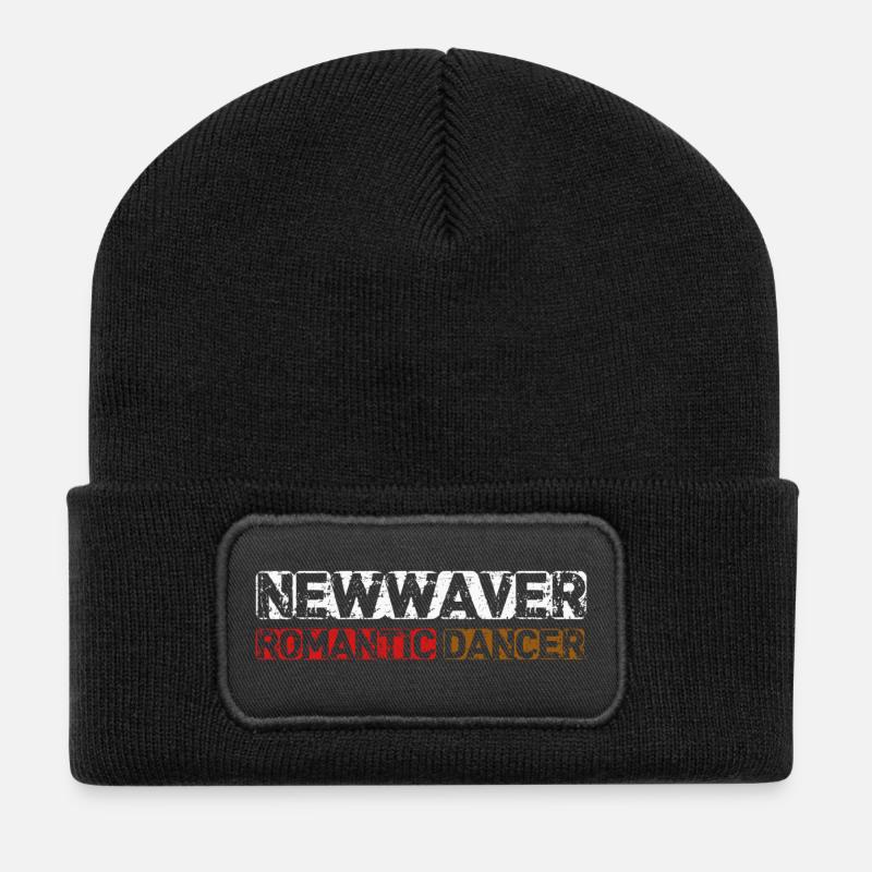 New Waver & Danseuse Romantique - Beanie recyclé à patch - noir