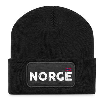 Veuillez fournir l’image du design à analyser - Beanie recyclé à patch - noir - Devant