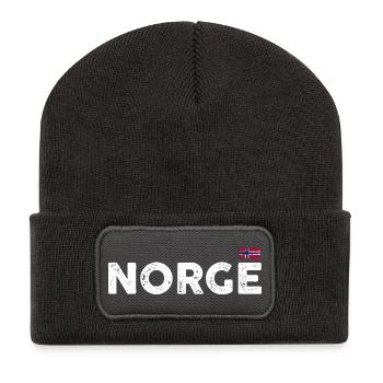 Please provide the design image to analyse - Recycled Patch Beanie - dark grey - Front