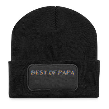 HAPPY BIRTHDAY DAD. DAD. FATHER's DAY. FATHER - Recycled Patch Beanie - black - Front