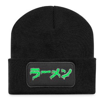 Ramen dégoulinant - Beanie recyclé à patch - noir - Devant
