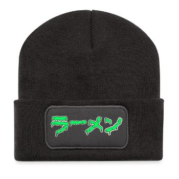 Dripping Ramen - Recycled Patch Beanie - dark grey - Front
