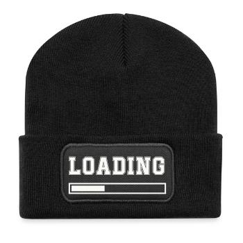 Chargement - Beanie recyclé à patch - noir - Devant
