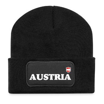 Austria - Recycled Patch Beanie - black - Front