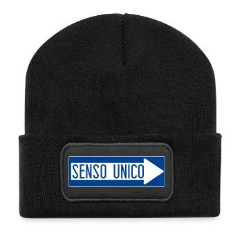 2560px-Fig-_82_a_-_Senso_unico_-_1959 - Recycled Patch Beanie - black - Front