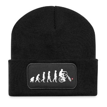 Cycling, Cycleball, Indoor Cycling, Evolution - Recycled Patch Beanie - black - Front