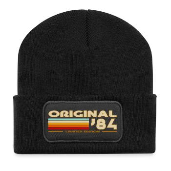 1984 - Recycled Patch Beanie - black - Front