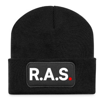 Rien à signaler - Beanie recyclé à patch - noir - Devant