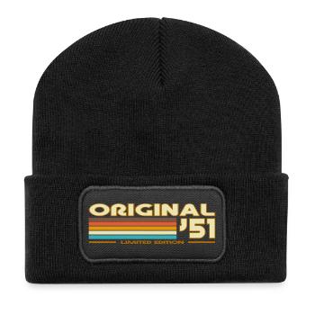 1951 - Recycled Patch Beanie - black - Front