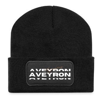 Aveyron Ajamais T-Shirt Cadeau Humor - Recycelte Patch Beanie - Schwarz - Vorne