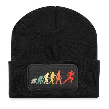 Jogger Evolution for Runners Jogging - Recycled Patch Beanie - black - Front