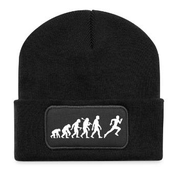 Jogger Evolution for Runners Running - Recycled Patch Beanie - black - Front