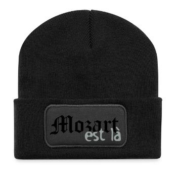 mozart est là - Beanie recyclé à patch - noir - Devant