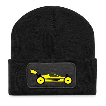 Buggy - Beanie recyclé à patch - noir - Devant
