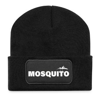 MOSQUITO - Recycelte Patch Beanie - Schwarz - Vorne