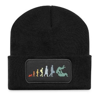 Vintage Judo Evolution - Beanie recyclé à patch - noir - Devant