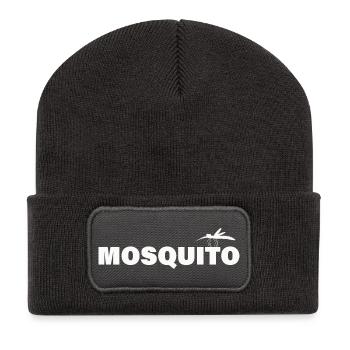 MOUSTIQUE - Beanie recyclé à patch - charbon - Devant