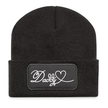 Dad - Recycled Patch Beanie - dark grey - Front