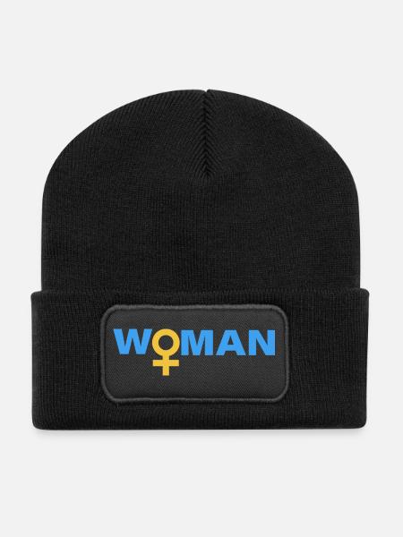 WOMAN - Recycled Patch Beanie - black