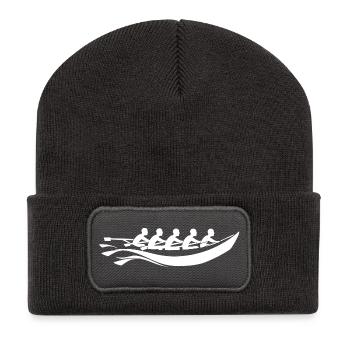 Rowing Team Cartoon Style - Recycled Patch Beanie - dark grey - Front