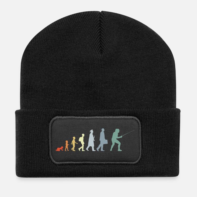 Escrimeur Evolution - Beanie recyclé à patch - noir