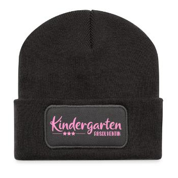 Kindergarten Graduate - School Enrollment - Kita - Recycled Patch Beanie - dark grey - Front