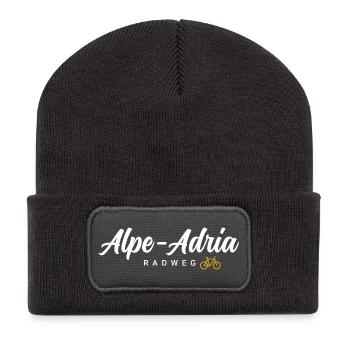 Alpe Adria Cycle Path - Recycled Patch Beanie - dark grey - Front