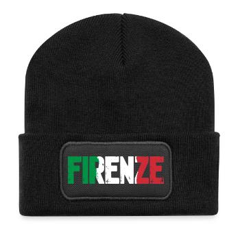 Firenze Italia - Recycled Patch Beanie - black - Front