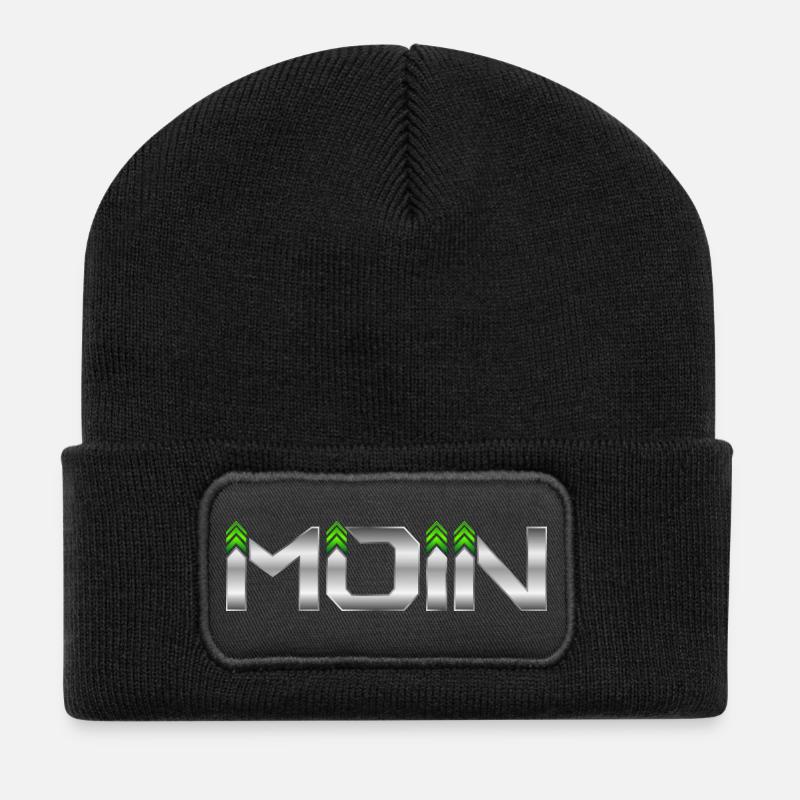 Bonjour - Beanie recyclé à patch - noir