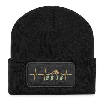 Pixel Rétro 10 Ans Cadeau Fête 2016 - Beanie recyclé à patch - noir - Devant