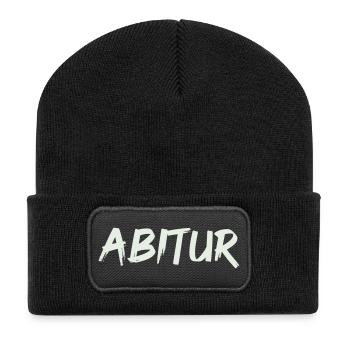 ABTUR Kunstschrift – Mutiger Markenlook - Recycelte Patch Beanie - Schwarz - Vorne