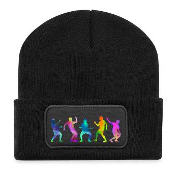 danse - Beanie recyclé à patch - noir - Devant