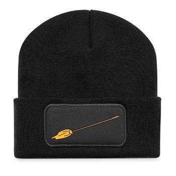 Besom - Recycelte Patch Beanie - Schwarz - Vorne
