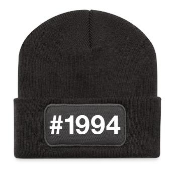 1994 Born 32 years old 32nd birthday - Recycled Patch Beanie - dark grey - Front