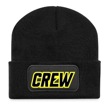 Équipage - Beanie recyclé à patch - noir - Devant