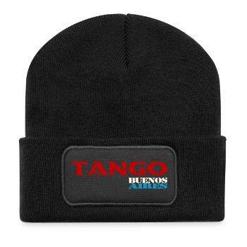 Tango - Beanie recyclé à patch - noir - Devant