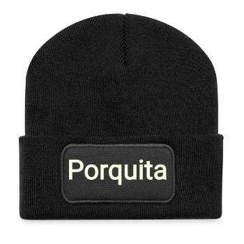 Porquita - Recycled Patch Beanie - black - Front