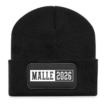 Malle 2026 - Recycled Patch Beanie - black - Front