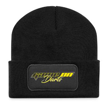 GAME ON DARTS - Recycled Patch Beanie - black - Front