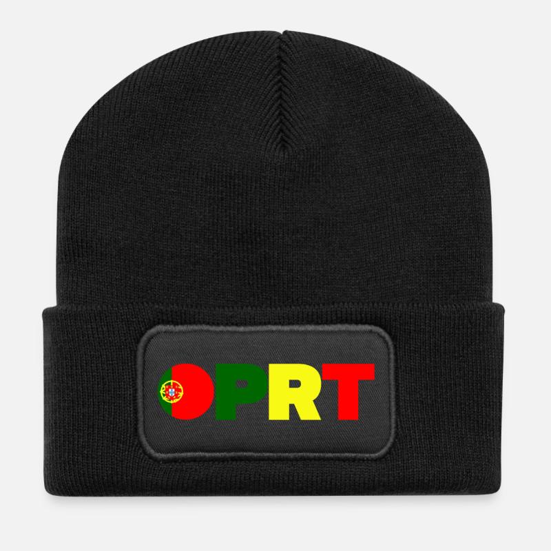 Portugal - Recycled Patch Beanie - black