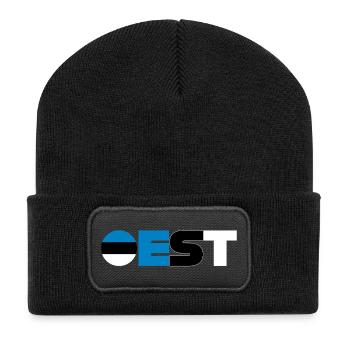 Estonia - Recycled Patch Beanie - black - Front