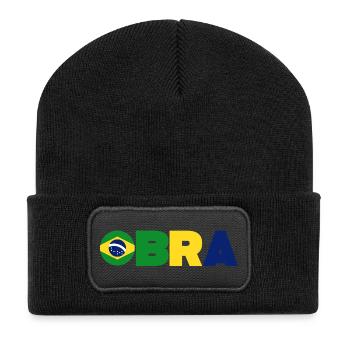 Brazil - Recycled Patch Beanie - black - Front