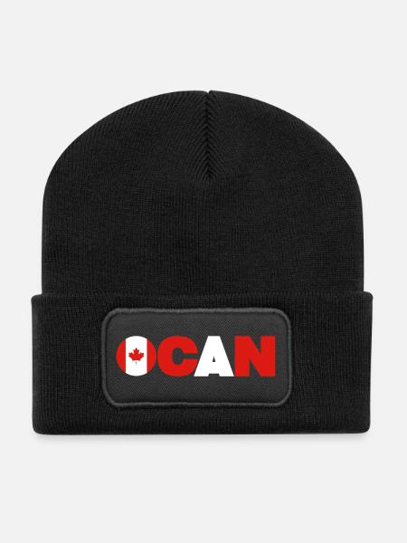 Canada - Beanie recyclé à patch - noir